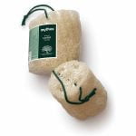 Raw Loofah 15cm with rope